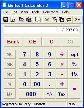 Our calculator software lets you disable or hide buttons you don't use