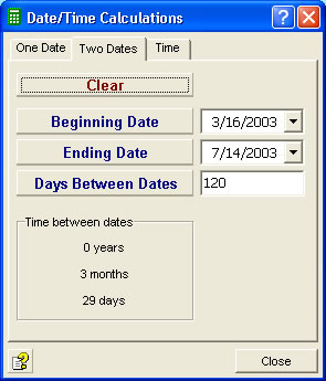 Calculate dates and times with our calculator software