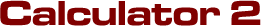 Moffsoft Calculator 2 - powerful calculator software 